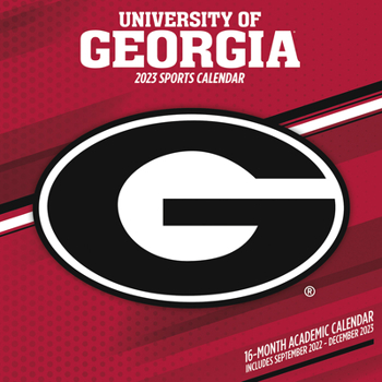 Calendar Georgia Bulldogs 2023 12x12 Team Wall Calendar Book