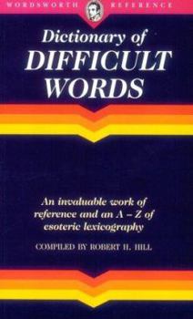 Paperback Dictionary of Difficult Words Book