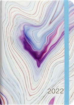 Hardcover 2022 Blue Agate Weekly Planner (16-Month Engagement Calendar) Book
