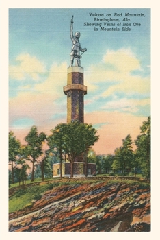 Paperback Vintage Journal Vulcan Monument, Birmingham Book