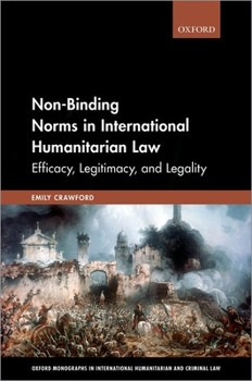 Hardcover Non-Binding Norms in International Humanitarian Law: Efficacy, Legitimacy, and Legality Book