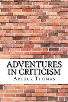 Adventures In Criticism (BCL1-PR English Literature)