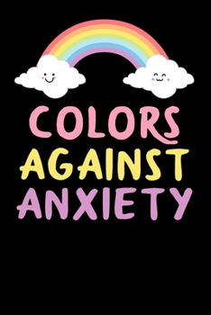 Colors Against Anxiety: Notebook A5 for Anime Merch, Yami Kawaii and Pastel Goth Lover I A5 (6x9 inch.) I Gift I 120 pages I square Grid I Squared