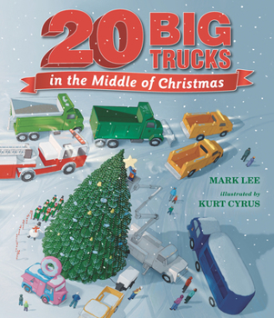Hardcover Twenty Big Trucks in the Middle of Christmas Book