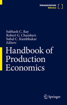 Hardcover Handbook of Production Economics Book