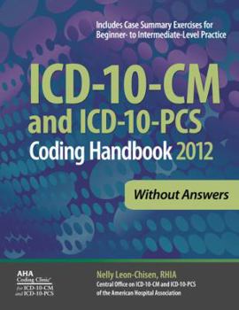 Paperback ICD-10-CM and ICD-10-PCs Coding Handbook Without Answers 2012 Book