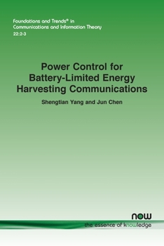 Paperback Power Control for Battery-Limited Energy Harvesting Communications Book