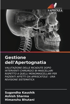 Paperback Gestione dell'Apertognatia [Italian] Book