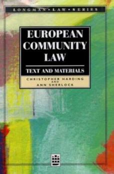 Paperback European Community Law: Text and Materials Book