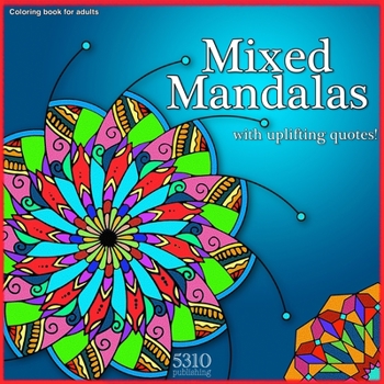 Paperback Mixed Mandalas with Uplifting Quotes! Book