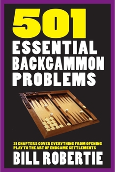 Paperback 501 Essential Backgammon Problems Book