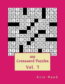 Paperback 100 Crossword Puzzles Vol. 7 Book