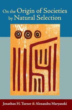 Paperback On the Origin of Societies by Natural Selection Book