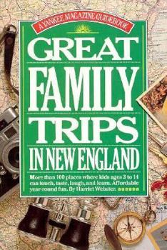 Paperback Great Family Trips in New England Book
