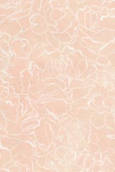 Notebook: 150 Thin-Lined Pages, Great for Students, Teachers, Professors, Dreamers, and Anyone Who Writes, White Peonies Doodled on Pink Wall Cover