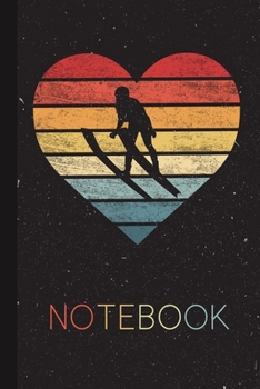 Notebook: Ski Jumper Skier Sunset Jumping Skiing Blank Lined Notebook for Jumping Lover Cute Idea for Women Men Present Thanksgiving/Birthday Party/Journal for Her Him Great Instructor Trainer Coach