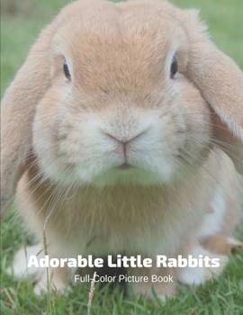 Paperback Adorable Little Rabbits Full-Color Picture Book: Bunnies Picture Book for Children, Seniors and Alzheimer's Patients Book