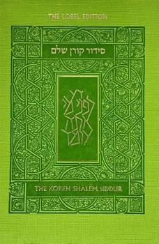 Paperback Koren Shalem Siddur with Tabs, Compact, Green Book