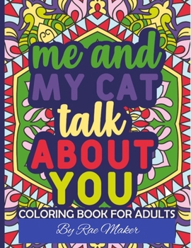 Paperback Cat Quote Coloring Book