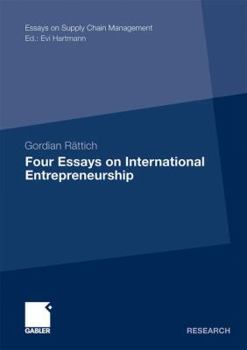 Paperback Four Essays on International Entrepreneurship Book