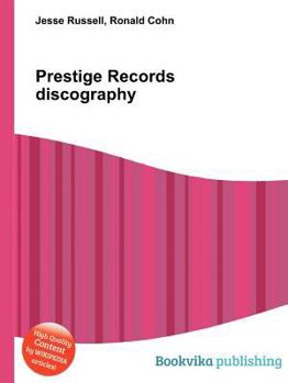 Paperback Prestige Records Discography Book