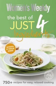 Paperback The Best of Just Four Ingredients Book