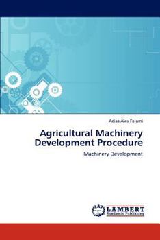 Paperback Agricultural Machinery Development Procedure Book