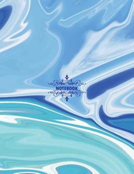 Paperback Notebook: Blue marble cover and Dot Graph Line Sketch pages, Extra large (8.5 x 11) inches, 110 pages, White paper, Sketch, Draw Book