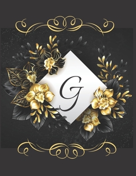 Paperback G Alphabet Notebook Journal Gift: Attractive Initial Monogram Letter G College Ruled Notebook & Diary For Writing Journal Note Taking Idea For Girl Bo Book