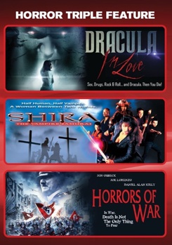 DVD Dracula In Love / Shira: The Vampire Samurai / Horrors Of War Book