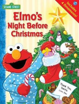 Board book Elmo's Night Before Christmas [With 4 Paper Ornaments] Book