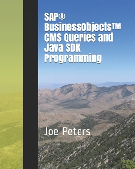 Paperback SAP(R) BusinessObjects(TM) CMS Queries and Java SDK Programming Book