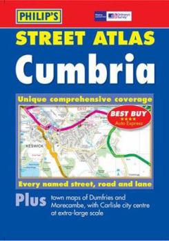 Paperback Street Atlas Cumbria Book