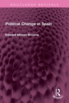 Paperback Political Change in Spain Book