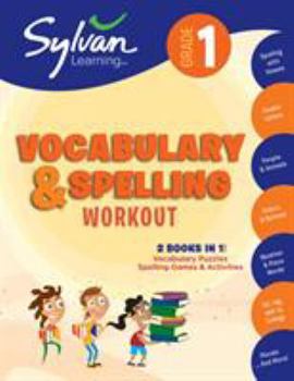 Paperback 1st Grade Vocabulary & Spelling Workout Book