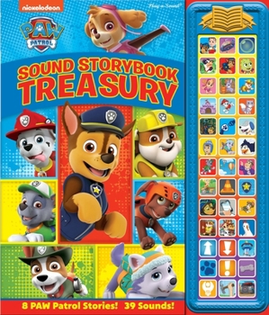 Hardcover Nickelodeon Paw Patrol: Sound Storybook Treasury [With Battery] Book