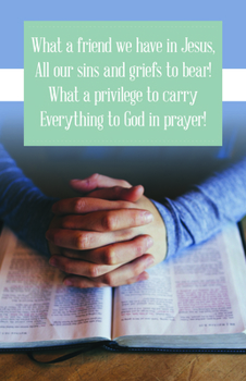Paperback General Worship Bulletin: What a Friend (Package of 100): What a Friend We Have in Jesus (Hymn Portion) Book
