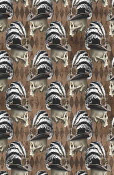 Paperback Dot Grid Journal Notebook: Fancy Skull Gothic Glam - Bullet Planner Book - Dotted Grid - 5.5 X 8.5" 120 Pg - DIY Weekly Spread - Organizer - Habi Book