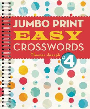 Paperback Jumbo Print Easy Crosswords #4 Book