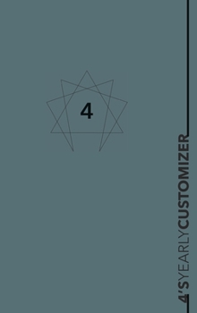Hardcover Enneagram 4 YEARLY CUSTOMIZER Planner: Yearly planner for an enneagram type Four Book