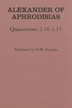 Hardcover Quaestiones 2.16-3.15 Book