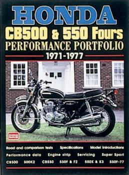 Paperback Honda CB500 & 550 Fours: Performance Portfolio: 1971-1977 Book