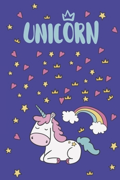 Paperback Kids Unicorn Notebook: Best Gift Notebook, Notebook for Kids, Funny Kids Gift, Lined Notebook for Kids, Large 6"x9" 100 Pages Book