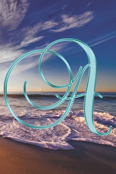 Paperback A Journal: A Monogram A Initial Capital Letter Notebook For Writing And Notes: Great Personalized Gift For All First, Middle, Or Book