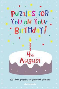 Paperback Puzzles for you on your Birthday - 4th August Book