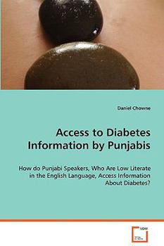 Paperback Access to Diabetes Information by Punjabis Book