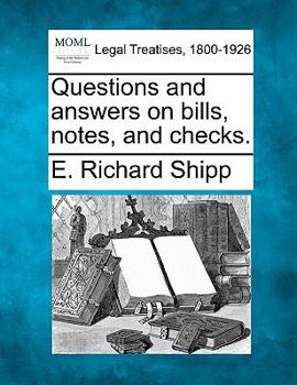 Paperback Questions and Answers on Bills, Notes, and Checks. Book