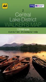 Map Walker's Map Central Lake District Book