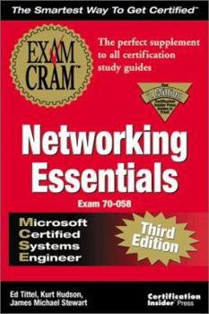 Paperback MCSE Networking Essentials Exam Cram: Exam 70-058 Book