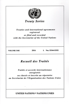 Paperback Treaty Series 3102 Book